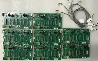 LOT of 8 Intel PBA G15232-451 8x25 HSBP Hot Swap 2.5" Drive Backplane - photo 1 of 6