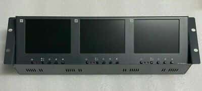 ALBIRAL OPER-09 3U Rack Mount Monitors 3x 5.5" TFT Composite - photo 1 of 5