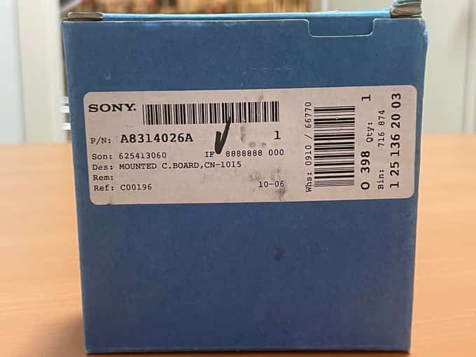 SONY A-8314-026-A  A8314026A MOUNTED C.BOARD, CN-1036 (CCU-700) - photo 1 of 7