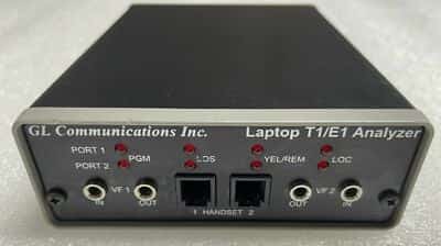 GL Communications Portable Tester 1ppm USB Dual Input Laptop T1/E1 Analyzer - photo 1 of 5