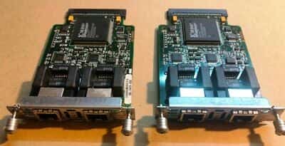 LOT of 2 Cisco (STEWART) VWIC-2MFT-E1 2-Port Multiflex Voice Network Cards - photo 1 of 6