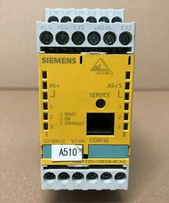 SIEMENS SIRIUS SAFETY RELAY, 3RK1105-1BE04-4CA0 - photo 1 of 6