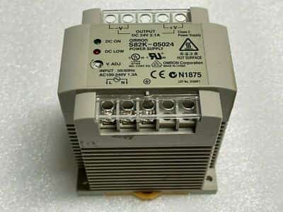 Omron S82K-05024 Power Supply Input 120/240Vac Output 24Vdc 2.1A - photo 1 of 5