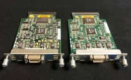 2 x Genuine Cisco WIC-2T 2 port Serial Module and WIC-2A/S 2 port WAN Int Card