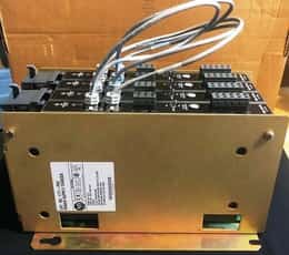 ALLEN BRADLEY POWER SUPPLY CHASSIS  1771-PSC 96711604 A01 w/ 4x 1771-P6R/C