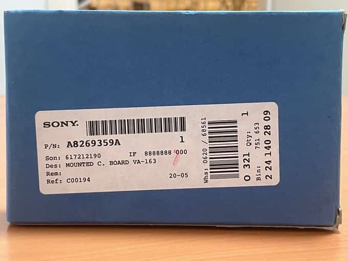 SONY A-8269-359-A  A8269359A MOUNTED C. BOARD VA-163 (BVP-550) - photo 1 of 11
