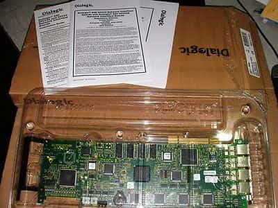 Dialogic 4 Port SS7SPCI4Q SPCI4 SS7SPCI PCI 4 T1/E1 4 LSL BOARD PCI Card - photo 1 of 9