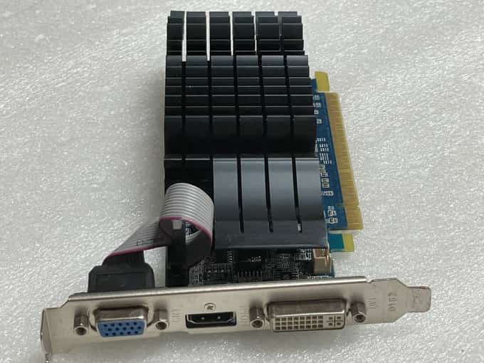 Galaxy GeForce GF210 Silent 1GB DDR3 64-Bit PCIe VGA DVI HDMI Graphics Card - photo 1 of 5