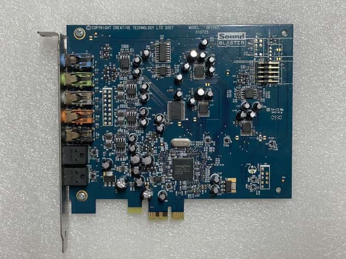 Creative Labs SB1040 Sound Blaster X-Fi Xtreme 7.1 CH. PCI-E Sound Card - photo 1 of 5