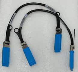 LOT of (2) 112-00176 NetApp QSFP-QSFP 0.5M External SAS Cable