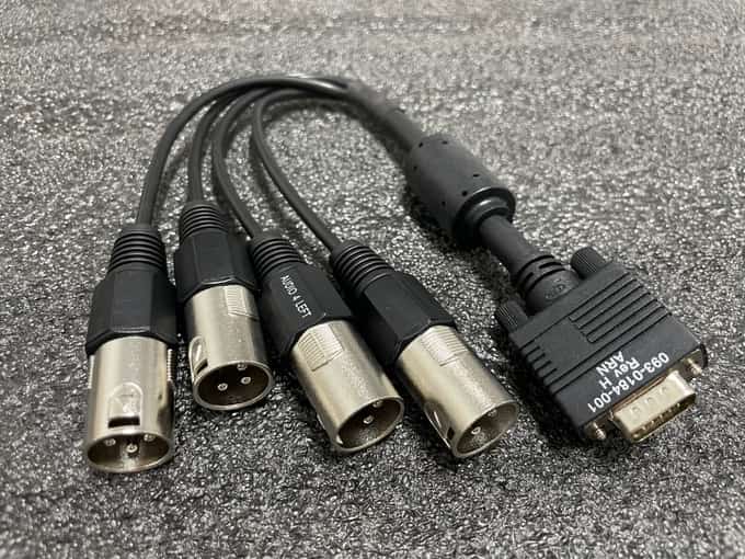 Harmonic Ellipse AES Audio Cable /w 4 XLR (m) and Db25 Connector 093-0184-001 - photo 1 of 5
