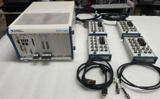 National Instruments NI PXIe-1062Q w/2 x PXIe-6368, PXIe-8813, 4 x BNC-2110 - photo 1 of 10
