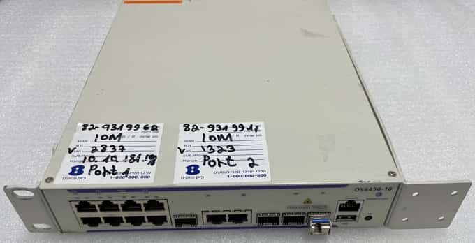 Alcatel Lucent Switch Omniswitch OS6450-10 OS645010 10/100/1000 8ports - photo 1 of 6