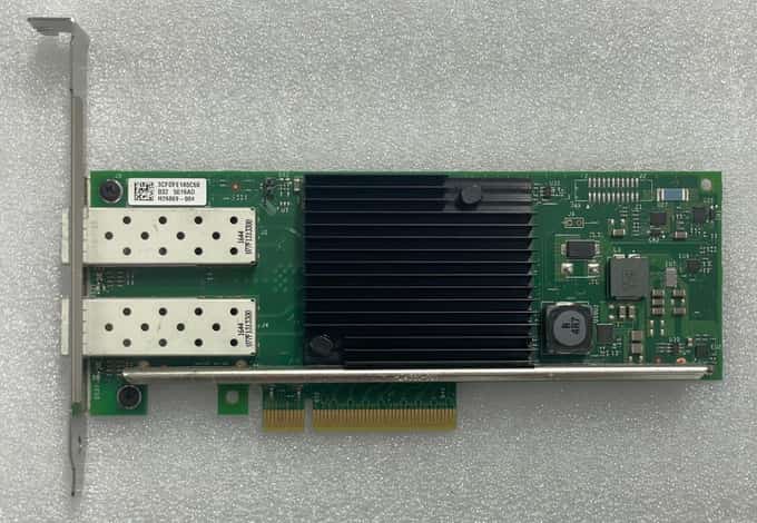 Dell X710-DA2 10Gb/s PCI-E Dual Port SFP+ CNA Network Adapter 5N7Y5 05N7Y5 - photo 1 of 5