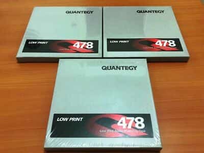lot of 3 Factory Sealed Quantegy Low Print 478 Audio Mastering Tape 1/4" X 1200 - photo 1 of 5