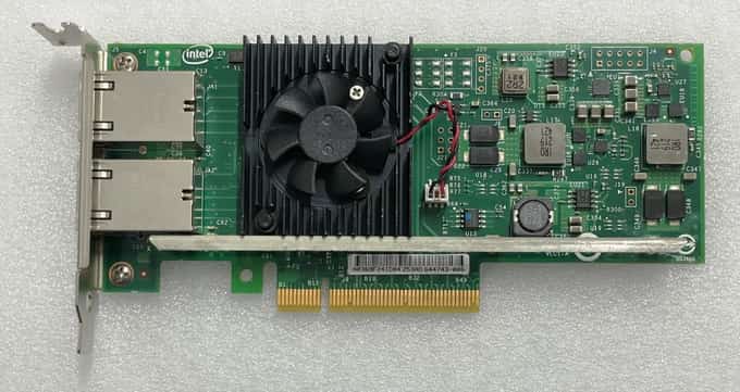 Dell Intel X540-T2 Dual Port 10GbE Low Profile Network adapter 03DFV8 3DFV8 - photo 1 of 5