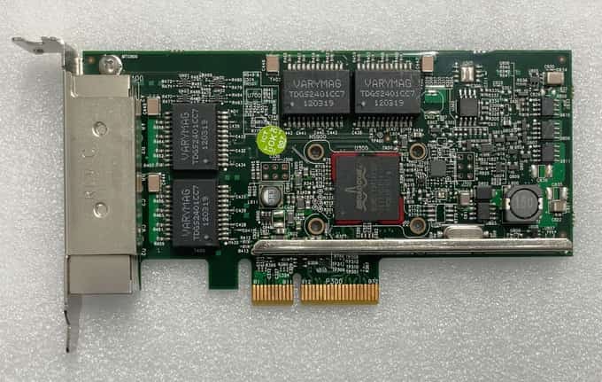 Dell 0TMGR6 Quad-Port PCI-express Gigabit Ethernet Network Card NIC LP Bracket - photo 1 of 5
