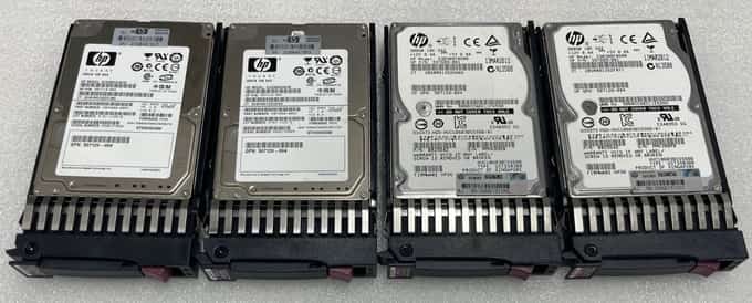 LOT of 4 HP 300GB 10K 2.5 6G SAS DRIVE 507127-B21 507284-001 Hard Drives - photo 1 of 5