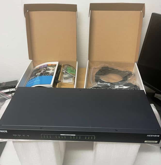 NICE SYSTEMS MODEL AEB1016 HYBRID SMART VIDEO ANALOG EXPANSION BOARD - photo 1 of 10
