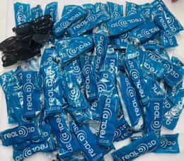 Lot of 100 Pairs RealD Technology 3D Glasses