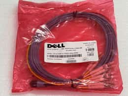 New Dell CBL-MTP12-4LC-OM4-5M MTP/UPC to 4x LC Duplex/UPC Breakout Cable - YKRT2
