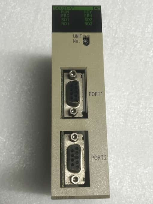 USED OMRON SERIAL COMMUNICATIONS UNIT CS1W-SCU21-V1 - photo 1 of 6