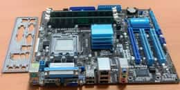 ASUS P5G41C-M LX Intel G41 LGA 775 Socket DDR3/DDR2 Motherboard w/ CPU & RAM