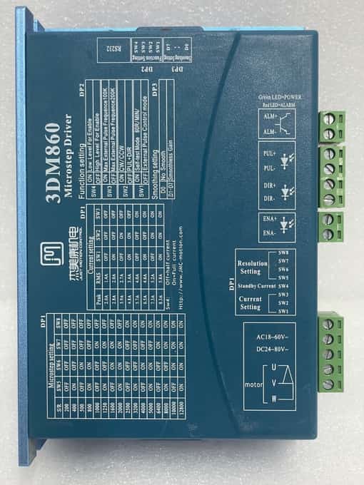 3DM860-BD Three-phase Digital Stepper Driver CNC Engraving Milling Machine - photo 1 of 7