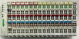 WAGO PLC ETHERNET CONTROLLER 750-338 W/ MODULES 750-600 | 750-504 | 750-402