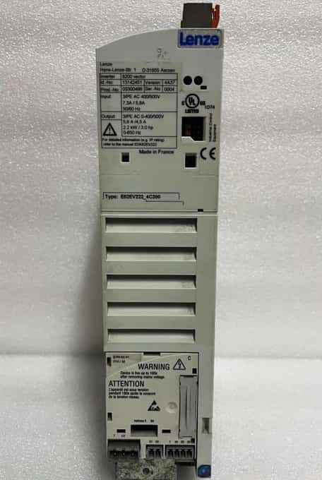 Lenze E82EV222_4C200 13142451 2.2KW / 3.0 hp 8200 Vector - photo 1 of 8