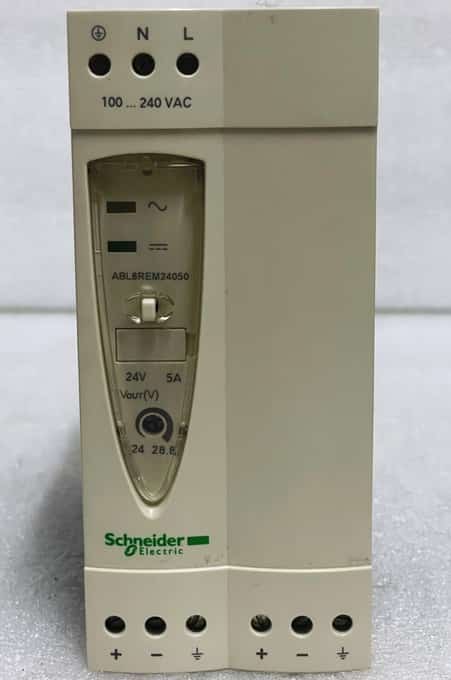 Schneider ABL8REM24050 Regulated Switch Power Supply 100-240V 24VDC 5A 120W - photo 1 of 7