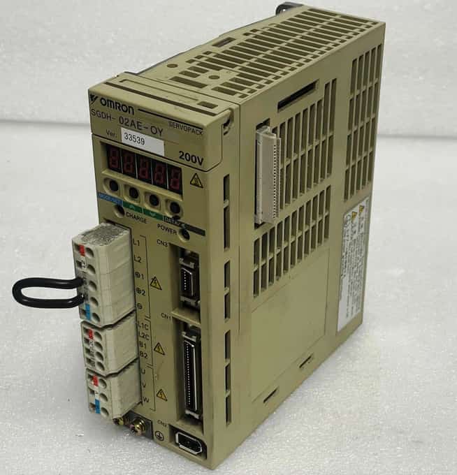 OMRON YASKAWA SGDH-02AE-OY SERVOPACK SERVO DRIVE IN 1PH 200-230V OUT 3PH 0-230V - photo 1 of 8