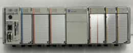 Allen Bradley CompactLogix 1769-L32E/A PLC, 1769-OF8V, with 8 Modules Total
