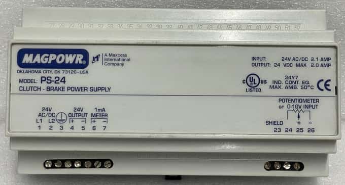 MAGPOWR PS-24 Clutch Brake Power Supply - photo 1 of 5