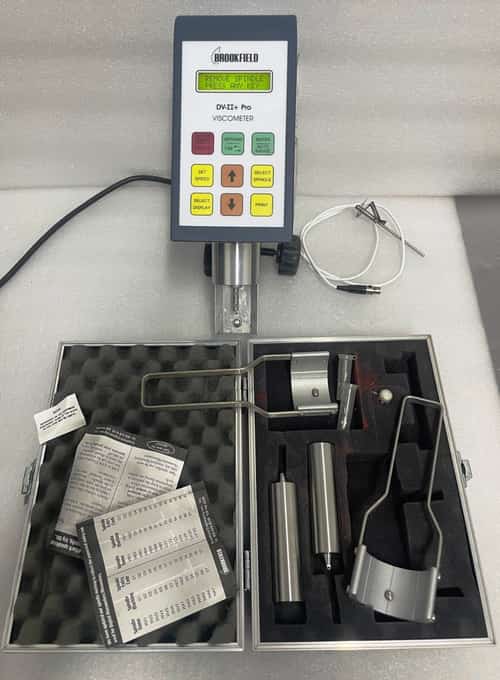 BROOKFIELD DV-II+PRO LVDV-II+P DIGITAL VISCCOMETER WITH MANY EXTRAS - photo 1 of 14