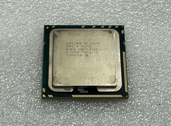 Intel Xeon X5690 SLBVX 3.46 Ghz Six Core Socket LGA 1366 CPU Processor - photo 1 of 3