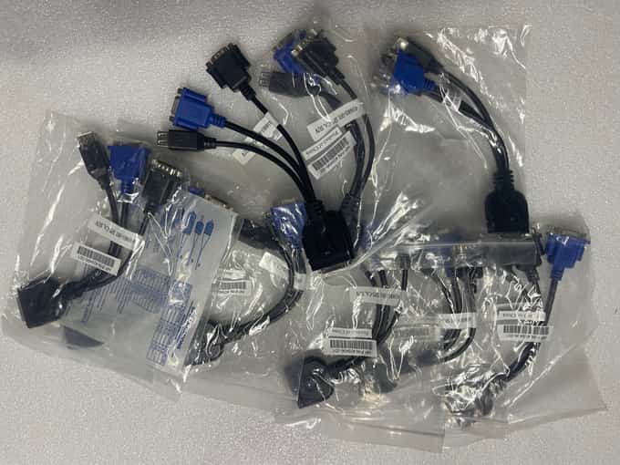 LOT OF 8 - HP 409496-001 416003-001 UCS KVM Diagnostic Console Cable - photo 1 of 6