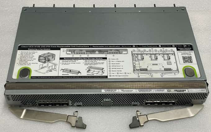 Cisco UCS 9108 25G Intelligent Fabric Module 25 Gigabit SFP28 x 8 UCSX-I-9108-25 - photo 1 of 11