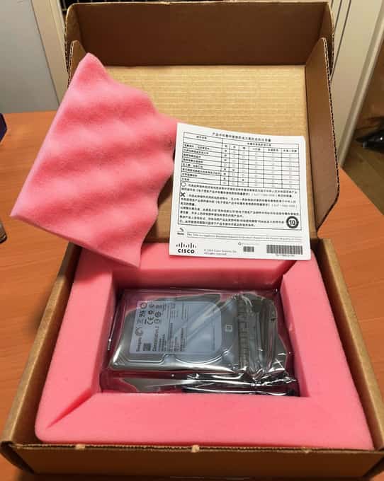 New sealed Cisco A03-D1TBSATA 1TB SATA 6GB 7.2k SFF 68-4204-01 ST91000640NS - photo 1 of 5