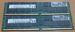 LOT F 2 - HMAA8GL7CPR4N-VK HYNIX 64GB (2X64GB) 4DRX4 PC4-2666V MEMORY 840759-091
