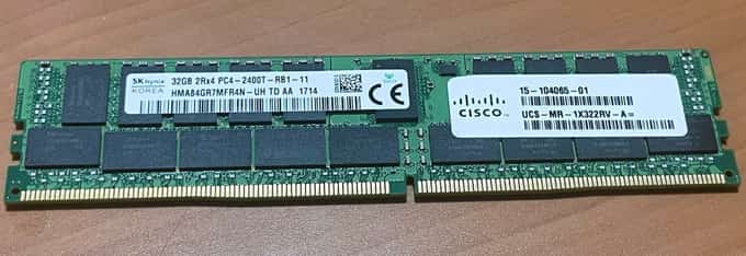 LOT OF 127 x 32GB HMA84GR7MFR4N-UH DDR4 Registered ECC Server Memory 809083-001 - photo 1 of 3