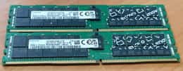 LOT OF 2 - Samsung M393A8G40AB2-CWE 64GB PC4-25600 DDR4-3200MHZ 2RX4 (AS-IS)