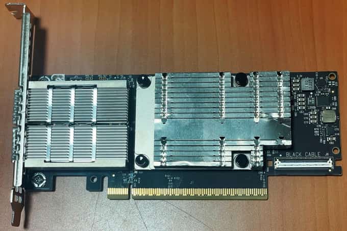 Mellanox CX755106AN Dual Port QSFP112 200G 03GX938 - photo 1 of 4