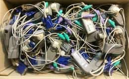 LOT OF (113) P2ZCIM-PS2 Raritan Paragon II KVM Switch Daisy Chain PS2 cable CIM