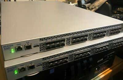 Brocade EMC MP-8000B 32 Port Active 24 x10Gb/FCoE 8Gbps Fibre Switch 100-652-568 - photo 1 of 5