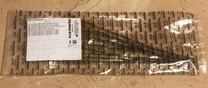 LOT OF 10 KLS MARTIN 27-342-26-04 CLEANING BRUSH F. TRACHEAL TUBES  26.5 cm - photo 1 of 6