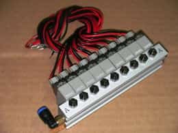 9 Port SMC Manifold Solenoid Valves 9 x SY114-5LZ - Absolutely NEW!