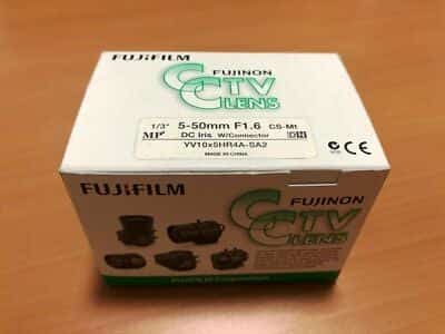 FUJIFILM FUJINON YV10X5HR4A-SA2 1/3" 5-50MM F1.6 NEW - photo 1 of 8