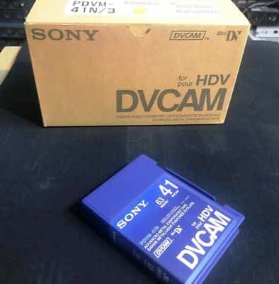 1 X Sony HDV (63min) / DVCAM (41min) Mini DV Tape PDVM-41N - photo 1 of 4