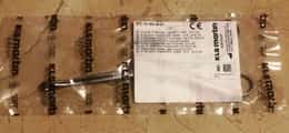 KLS MARTIN Cotton swap forceps 14-352-20-07 Foerster serrated straight 20.5 cm